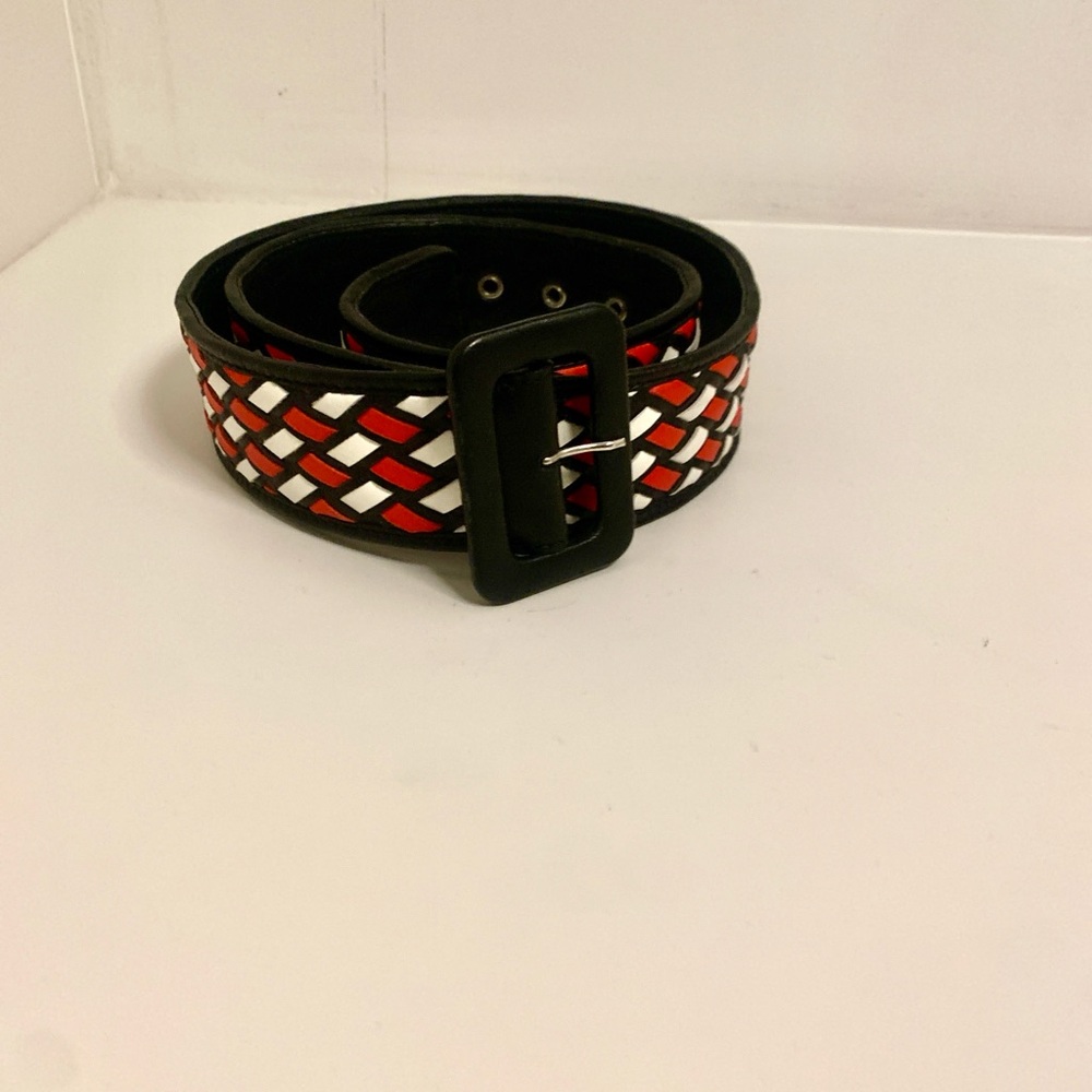 Givenchy Red and Black Womens Belt - Picture 2 of 6
